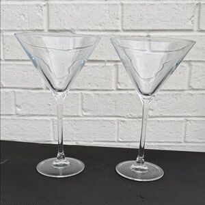 Crystal Clear 8 oz Martini Glasses. These Will Elevate Your Drinking Experience